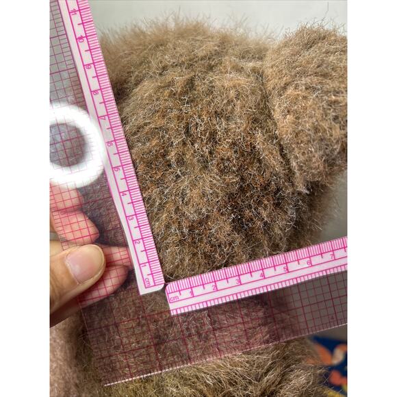 KAMAR prototype Brown Bear Crescent Moon Chest Plush Stuffed Animal Toy Doll - Picture 10 of 11